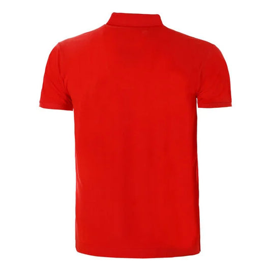 LACOSTE CORE ESSENTIALS PIQUE COTTON POLO SHIRT RED RRP £79 BNWT