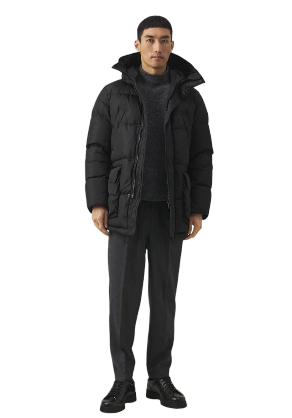 BELSTAFF LINTON PUFFER PARKA JACKET COAT BLACK UK46 3XL RRP £650 BNWT