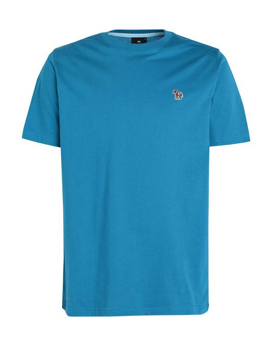 PAUL SMITH PS ZEBRA LOGO COTTON T-SHIRT TEAL BLUE 2XL RRP £60 BNWT