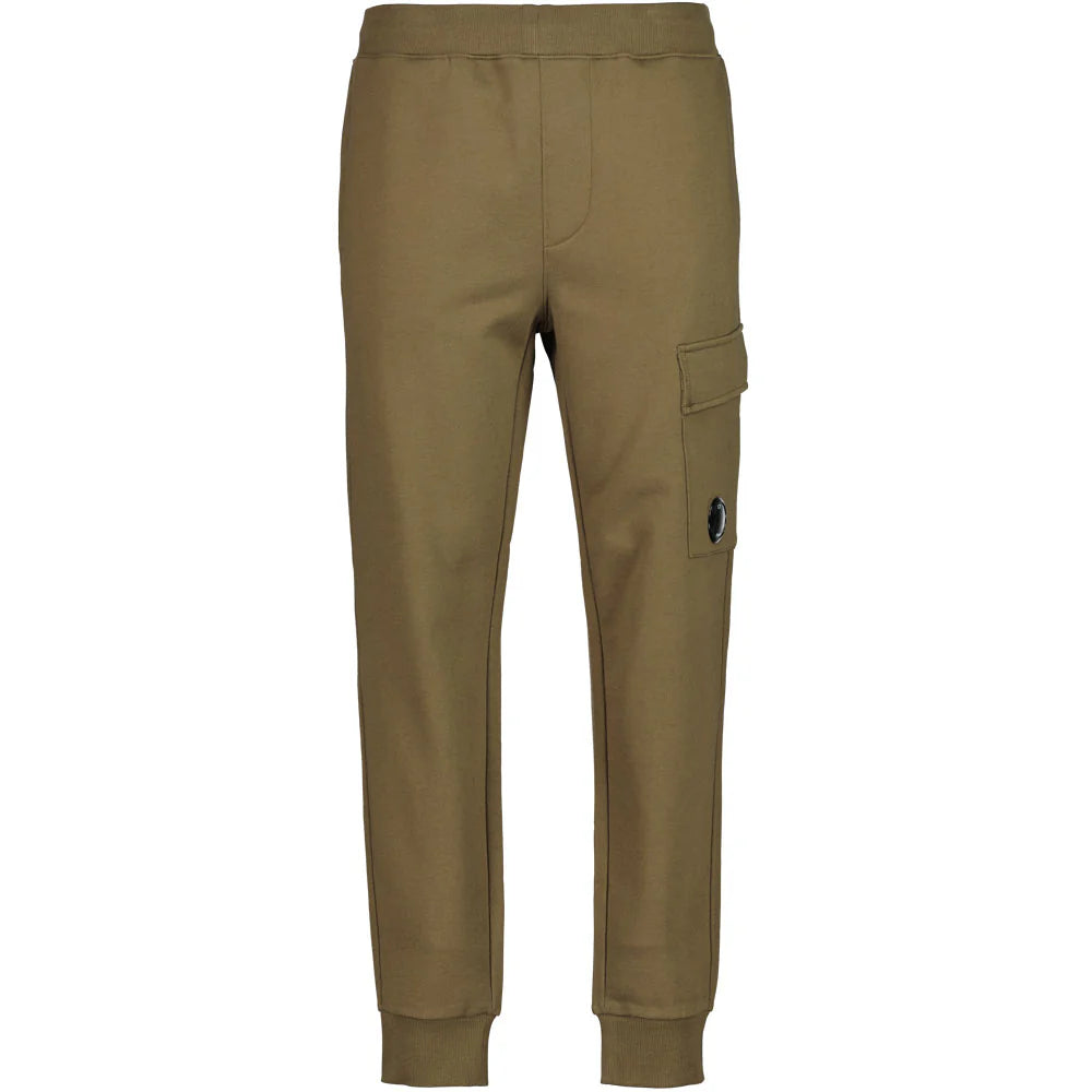 CP COMPANY DIAGONAL RAISED FLEECE LENS JOGGERS IVY GREEN RRP £205 BNWT