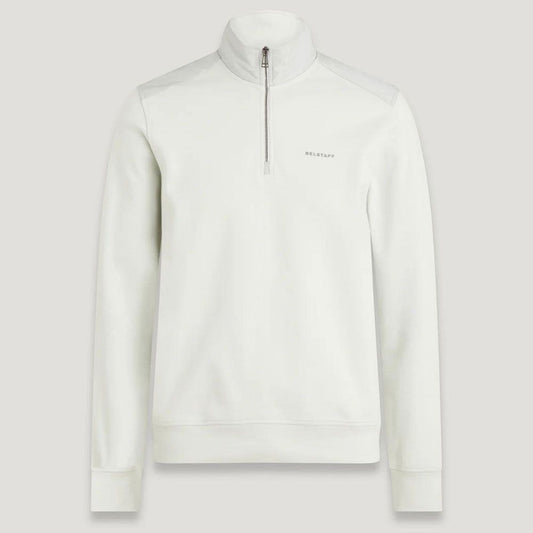 BELSTAFF ALLOY QUARTER ZIP SWEATSHIRT MERCURY 2XL RRP £175 BNWT