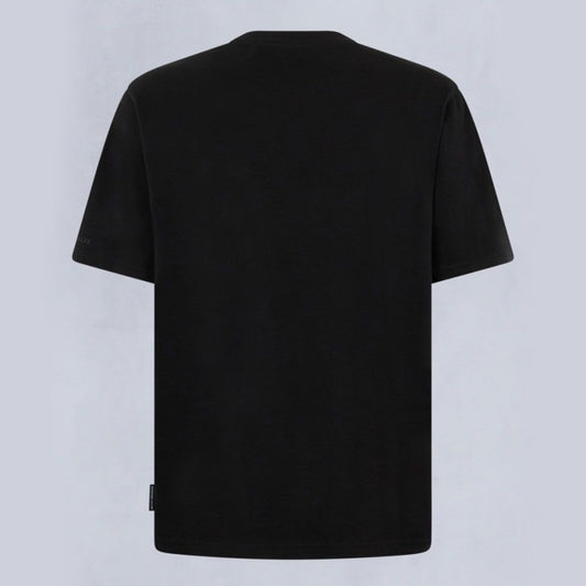 MOOSE KNUCKLES CRESCENT COTTON T-SHIRT BLACK 2XL RRP £90 BNWT