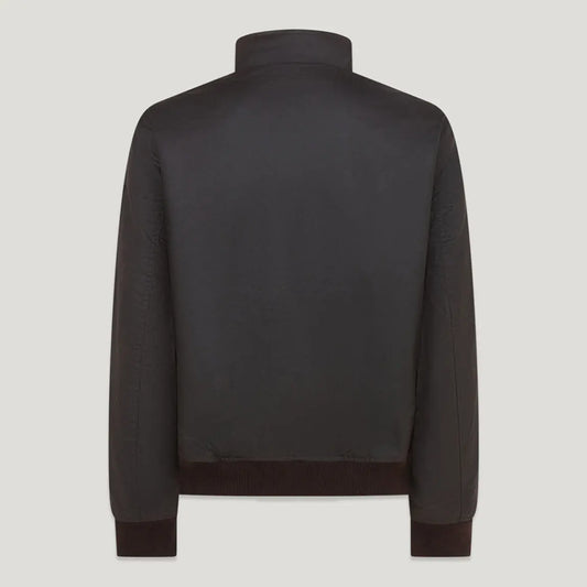 BELSTAFF BASE WAXED COTTON BOMBER JACKET DARK BROWN RRP £349 BNWT