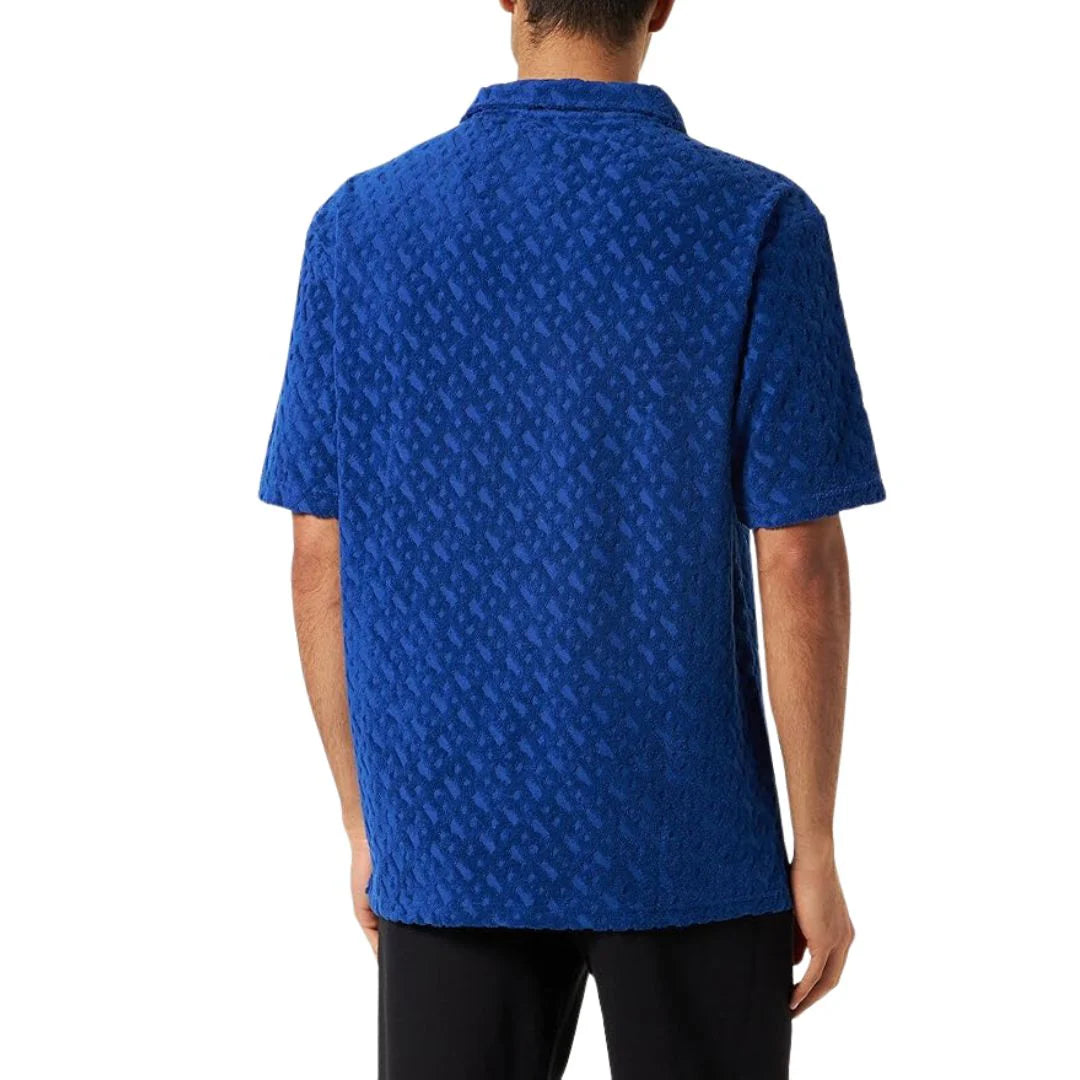 HUGO BOSS TERRY TOWELLING COTTON POLO SHIRT ROYAL BLUE XL RRP £79 BNWT