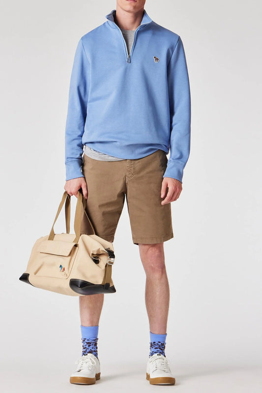PAUL SMITH PS TAILORED ZEBRA LOGO CHINO SHORTS TAN BROWN RRP £150 BNWT