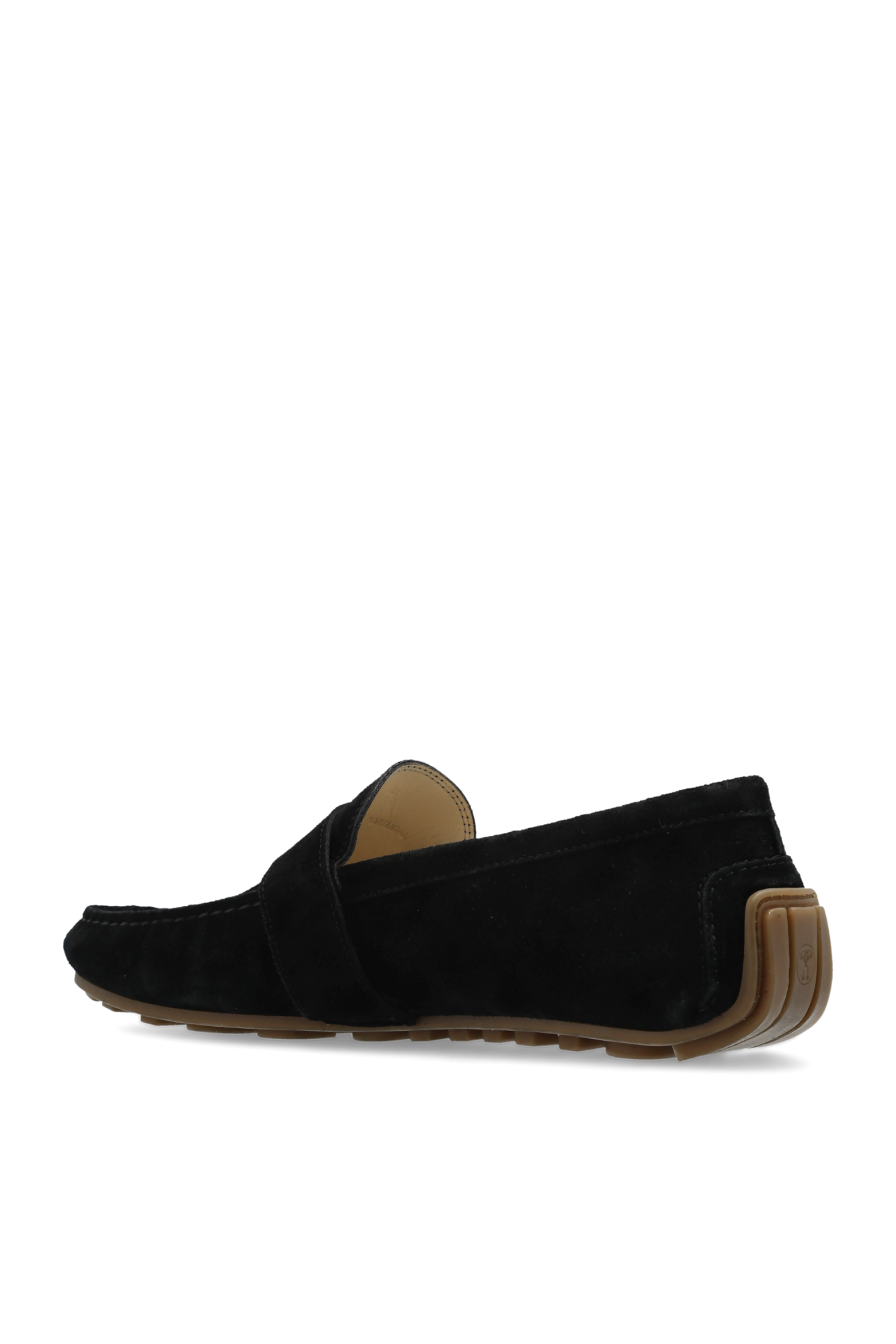 MOSCHINO COUTURE SUEDE LEATHER DRIVER MOCCASINS BLACK SIZE UK 10 RRP £455 BNIB