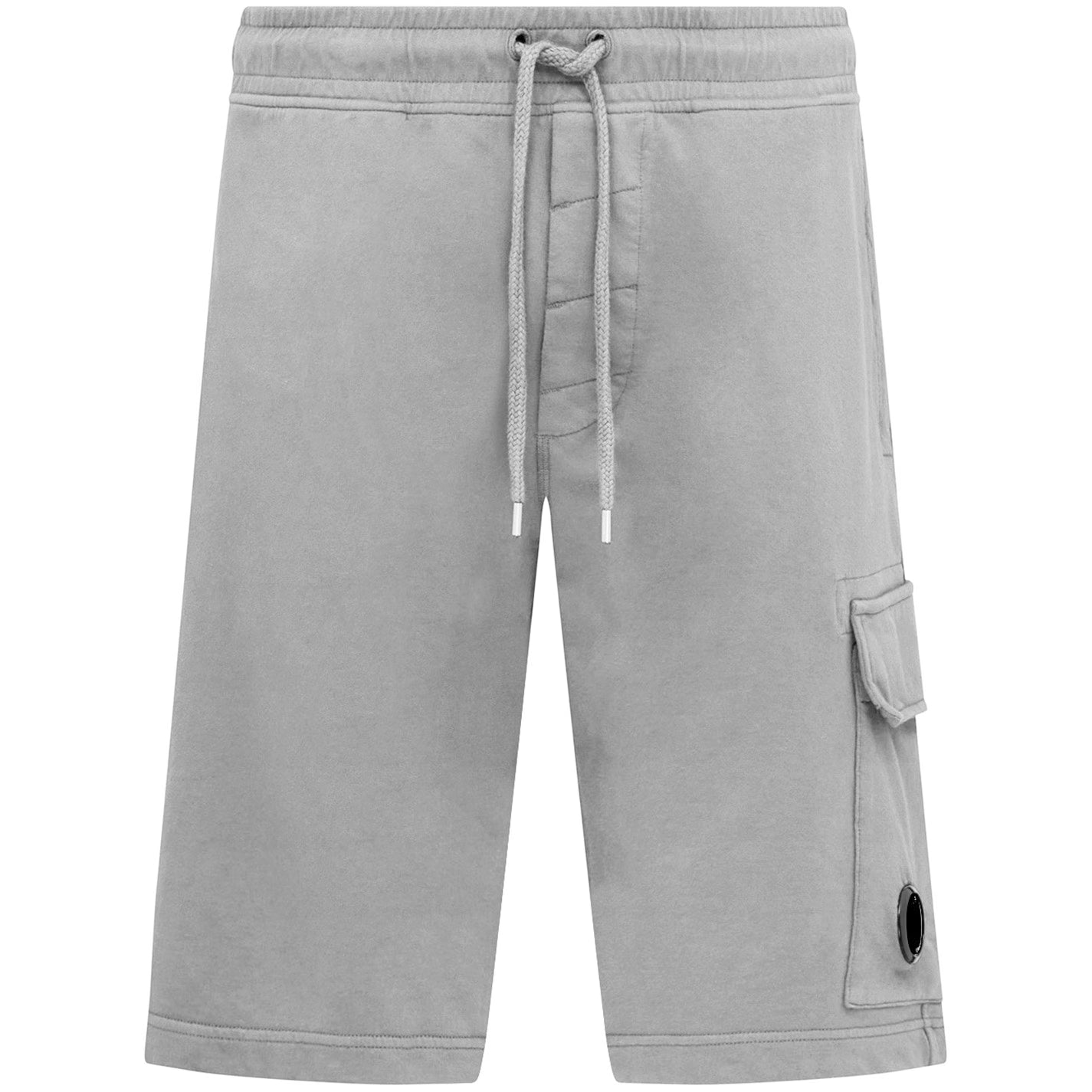 C.P. COMPANY MICRO LENS FLEECE COTTON JOGGER SWEAT SHORTS GREY MARL RRP £205 BNWT