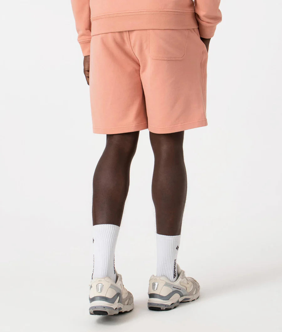 BELSTAFF COTTON FLEECE SWEATSHORTS RUST PINK LARGE RRP £95