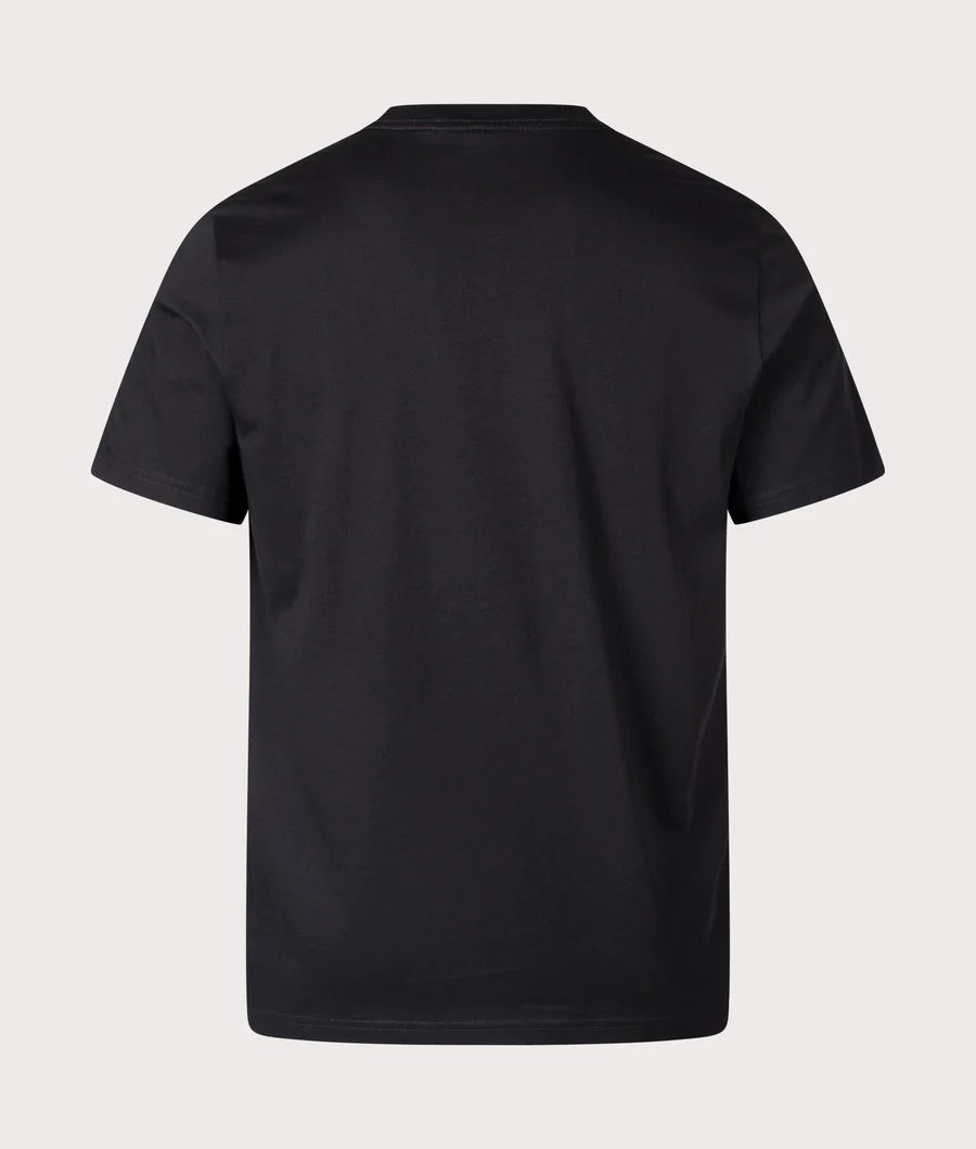 PAUL SMITH PS MULTI ROW COTTON T-SHIRT BLACK XL RRP £75 BNWT
