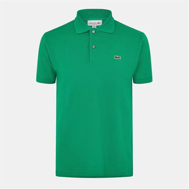 LACOSTE CLASSIC FIT PIQUE COTTON POLO SHIRT GREEN SMALL RRP £95 BNWT