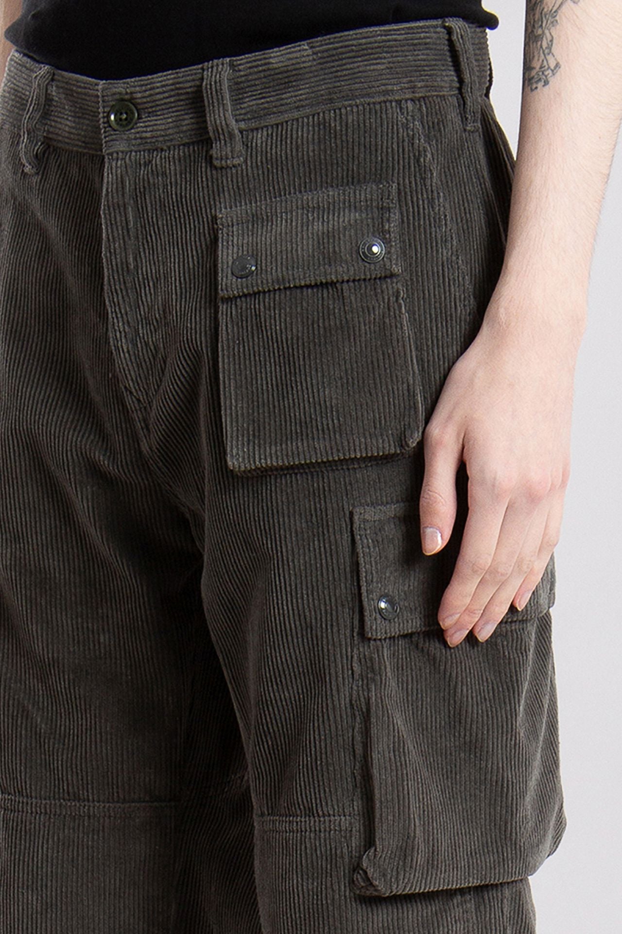 BELSTAFF TRIALMASTER CORDURPY COTTON CARGO TROUSERS FORGE GREY 38 WAIST RRP £250 BNWT