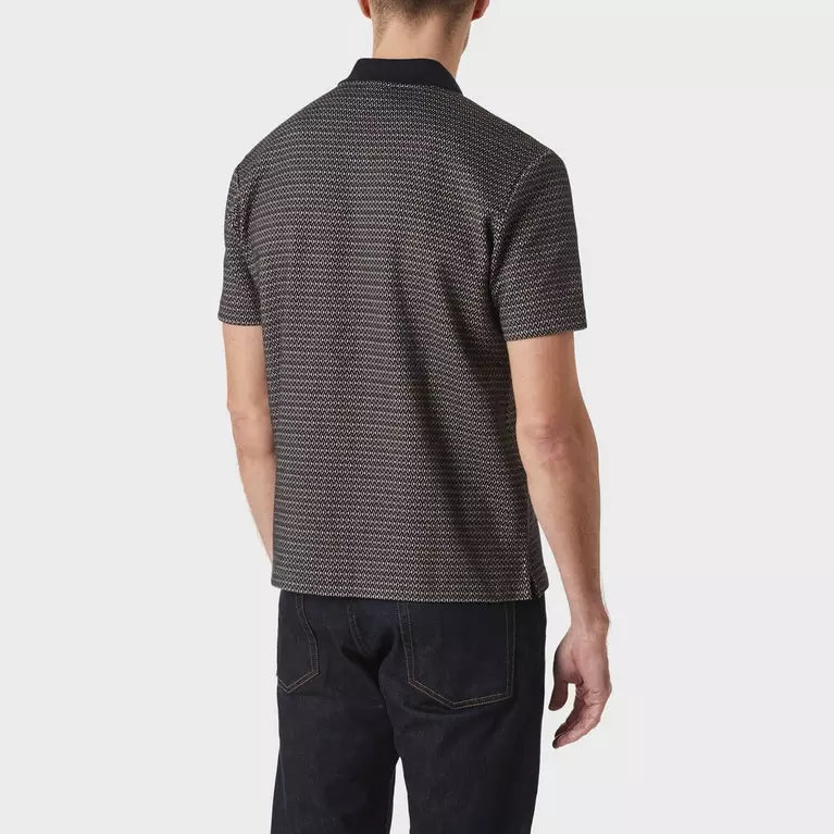 PAUL SMITH PS BUTTON FRONT COTTON POLO SHIRT NAVY BLUE XL RRP £135 BNWT