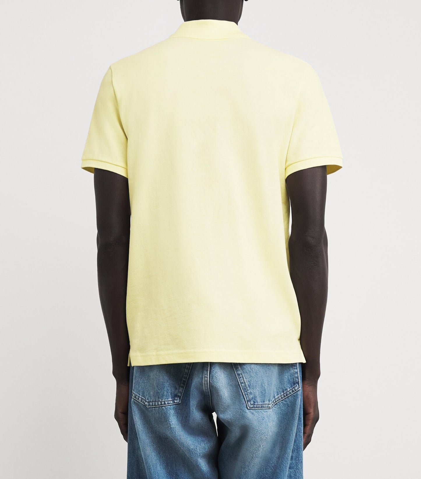 MOOSE KNUCKLES EVERETT PIQUE COTTON POLO SHIRT YELLOW LARGE RRP £130 BNWT