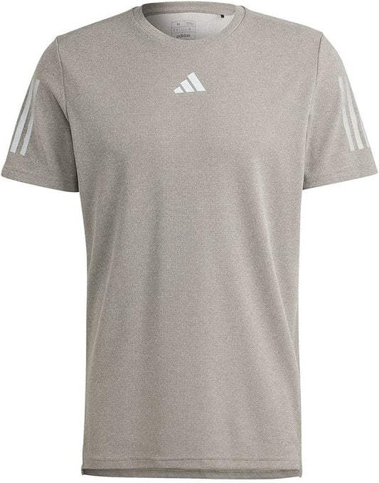ADIDAS OWN THE RUN T-SHIRT HEATHER GREY 2XL RRP £45 BNWT