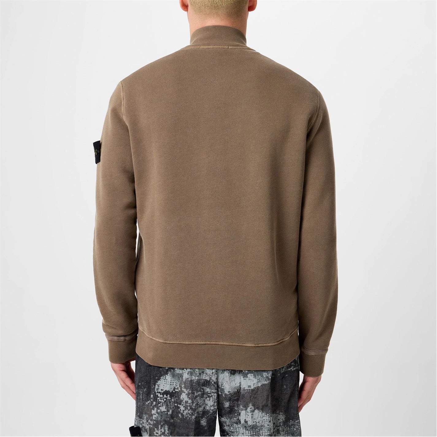 STONE ISLAND FULL ZIP HEAVY COTTON BOMBER JACKET BROWN NOCCE 2XL RRP £470 BNWT