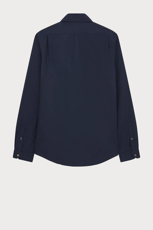 PAUL SMITH ZEBRA LOGO COTTON LONG SLEEVE SHIRT NAVY BLUE RRP £140 BNWT