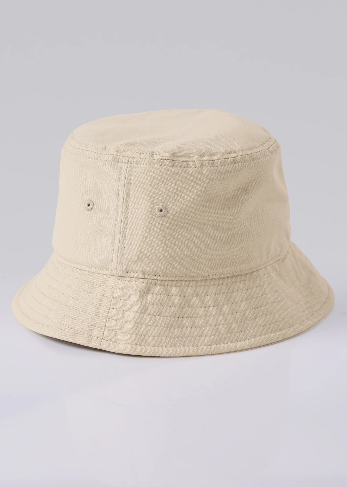 SANDBANKS BADGE LOGO COTTON BUCKET HAT STONE ONE SIZE RRP £90 BNWT