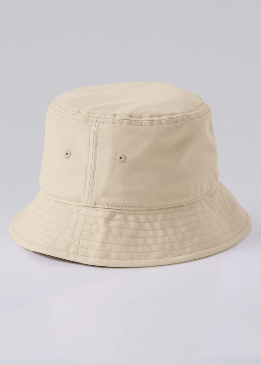 SANDBANKS BADGE LOGO COTTON BUCKET HAT STONE ONE SIZE RRP £90 BNWT