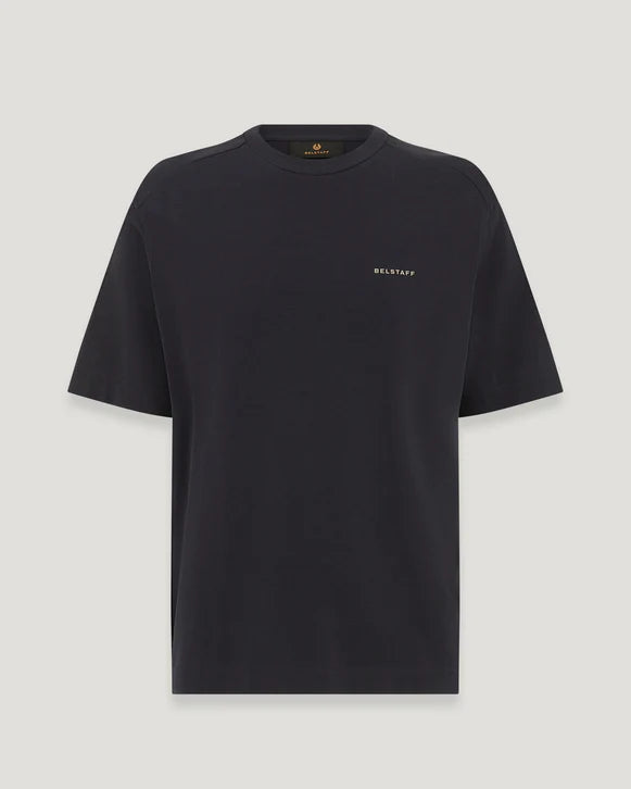 BELSTAFF ALLOY STRETCHY COTTON T-SHIRT DARK INK NAVY RRP £80 BNWT