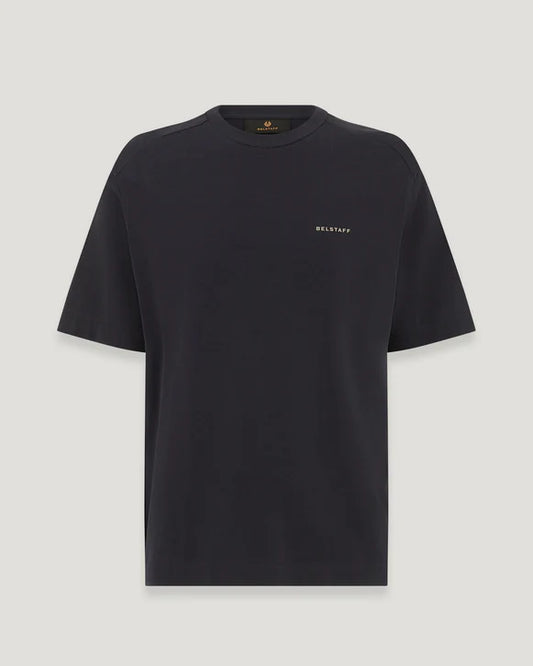 BELSTAFF ALLOY STRETCHY COTTON T-SHIRT DARK INK NAVY RRP £80 BNWT