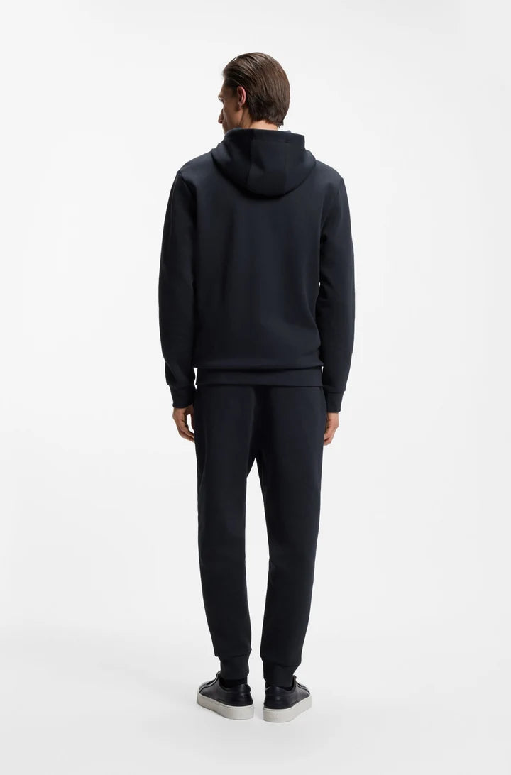 HUGO BOSS C-SPENCE COTTON FLEECE FULL ZIP HOODIE SWEATSHIRT NAVY L RRP £229 BNWT