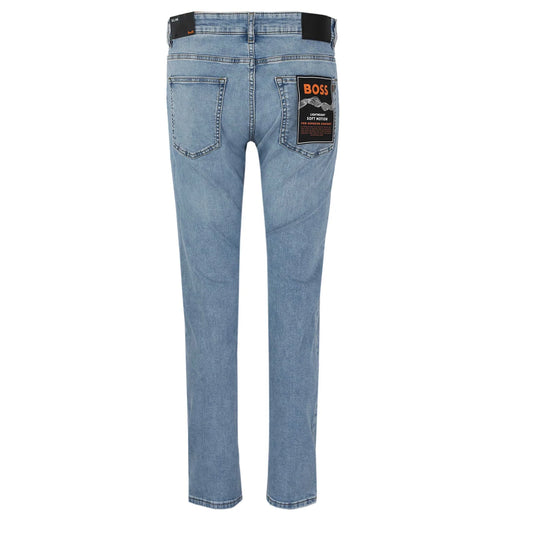 HUGO BOSS DELAWARE BO JEANS TURQUOISE AQUA BLUE 36W 32L (36R) RRP £140