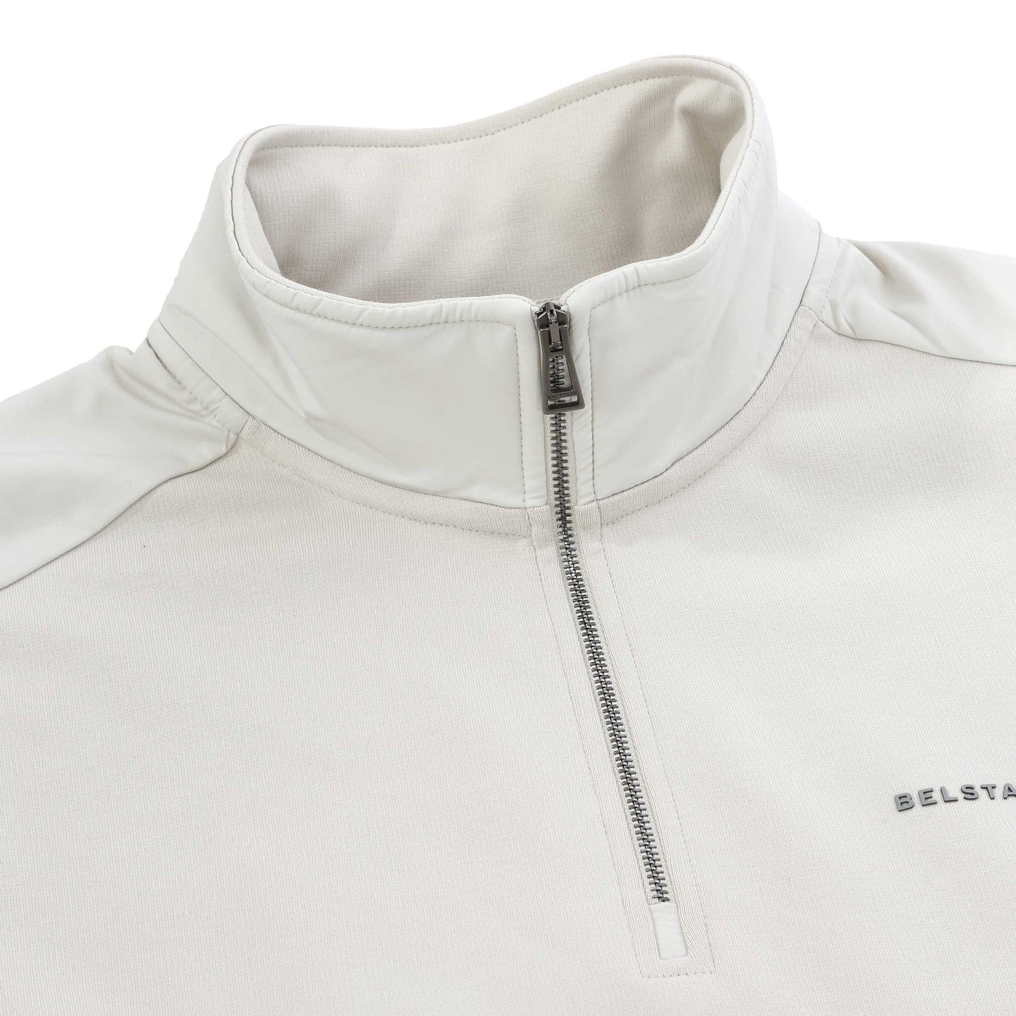 BELSTAFF ALLOY QUARTER ZIP SWEATSHIRT STONE BEIGE 3XL RRP £175 BNWT