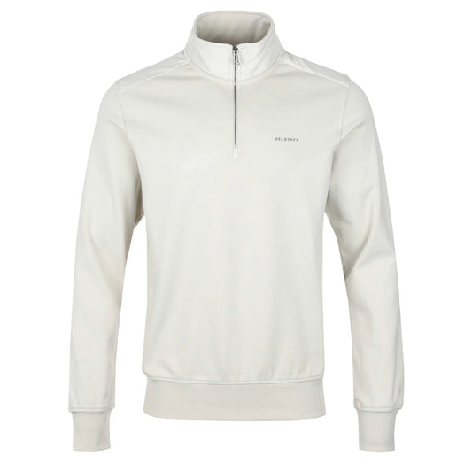 BELSTAFF ALLOY QUARTER ZIP SWEATSHIRT STONE BEIGE 3XL RRP £175 BNWT