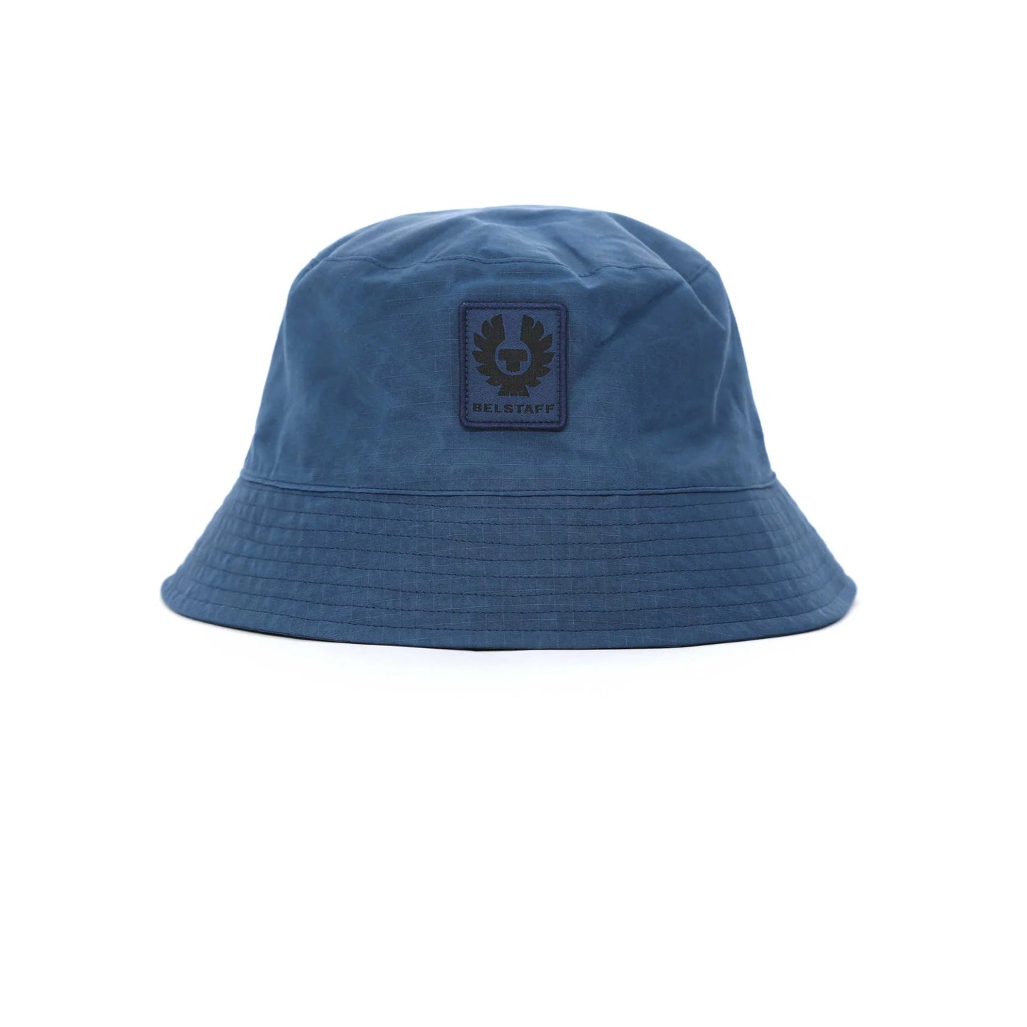 BELSTAFF RIPSTOP NYLON/COTTON PHOENIX PATCH BUCKET HAT INSIGNIA BLUE RRP £70 NEW