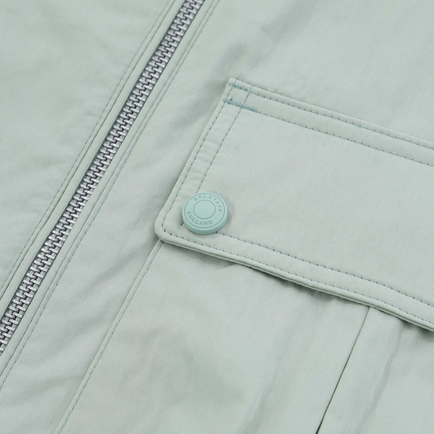 BELSTAFF DROME OVERSHIRT SHACKET JACKET BREEZE GREEN UK42 XL RRP £195 BNWT