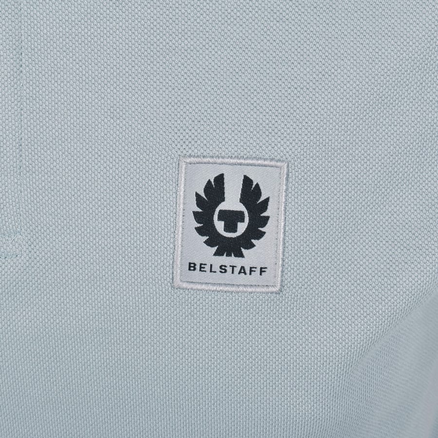 BELSTAFF PHOENIX PATCH PIQUE COTTON POLO SHIRT IN QUARRY BLUE 3XL RRP £95 BNWT