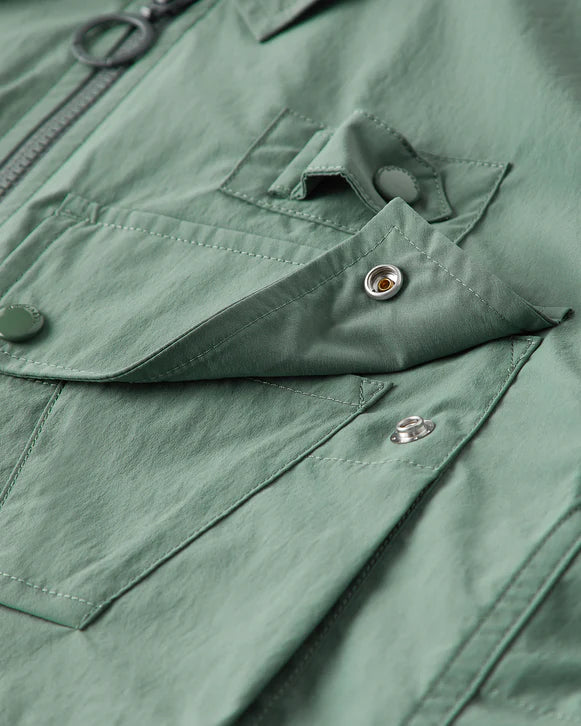 BELSTAFF CASTMASTER SHELL OVERSHIRT JACKET MINERAL GREEN 2XL RRP £295 BNWT