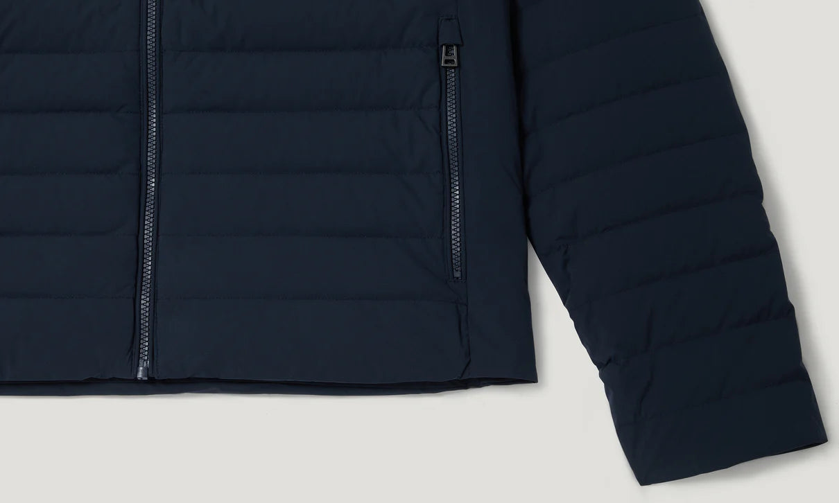 BELSTAFF CHASSIS DOWN PUFFA BOMBER JACKET DARK INK NAVY UK46 3XL RRP £350 BNWT (Copy)