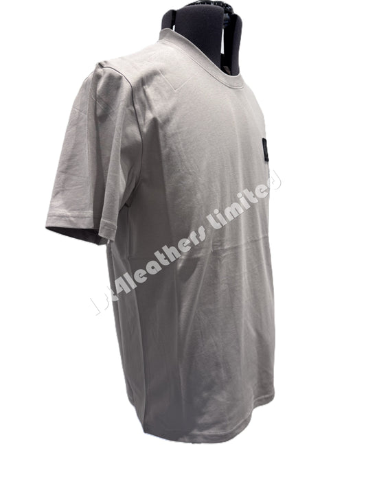 BELSTAFF MONKFORD PHOENIX PATCH T-SHIRT ASH GREY RRP £60 BNWT