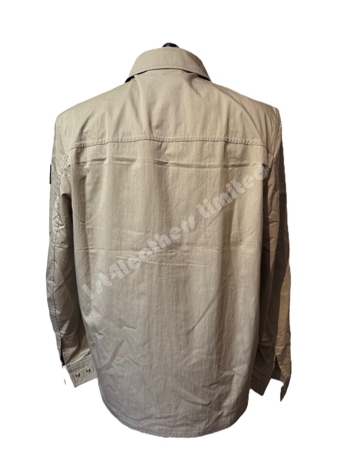 BELSTAFF RUNNER COTTON TECH GABARDINE OVERSHIRT ECHO GREEN RRP £250 BNWT