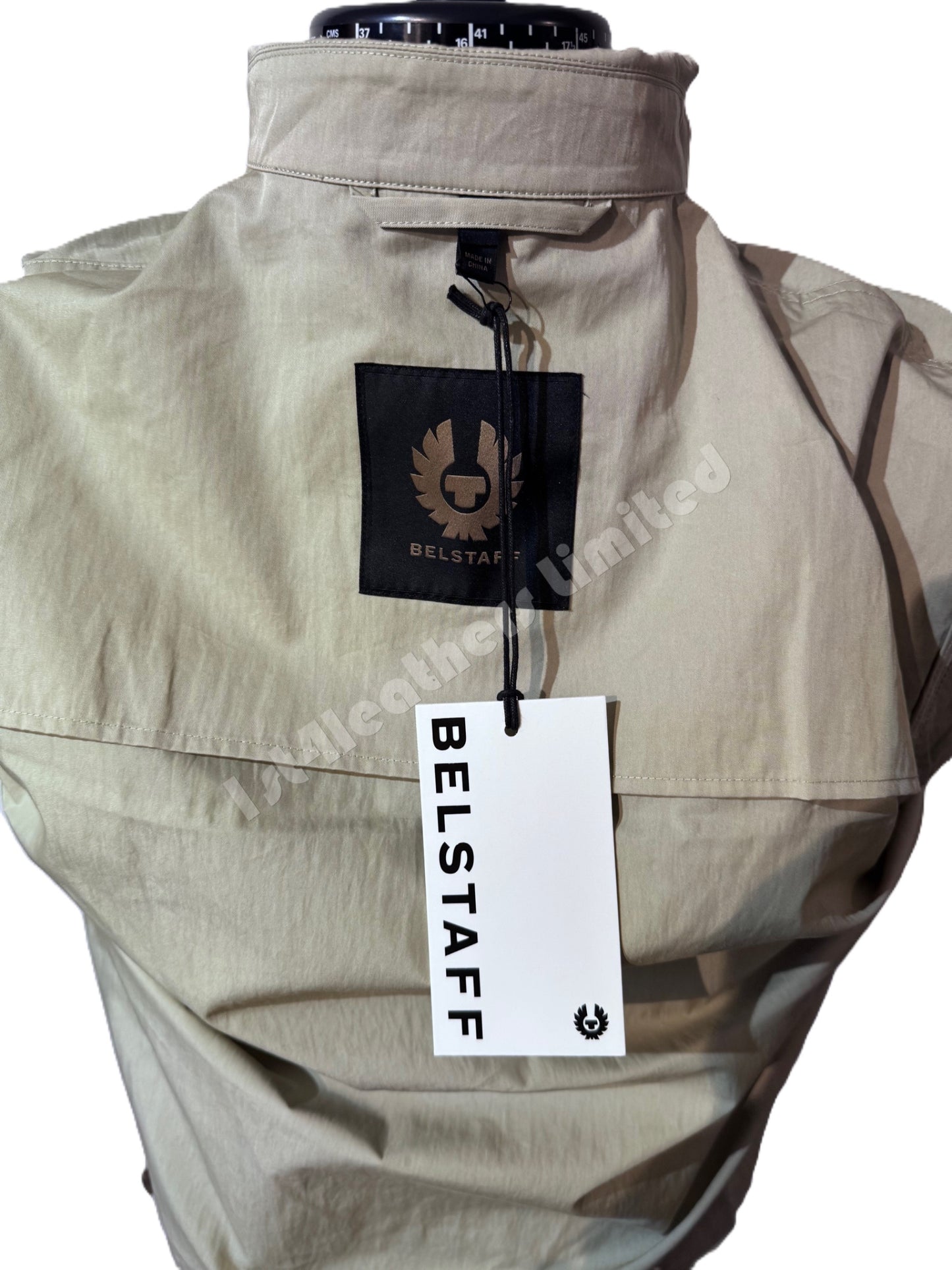 BELSTAFF RUNNER COTTON TECH GABARDINE OVERSHIRT ECHO GREEN RRP £250 BNWT