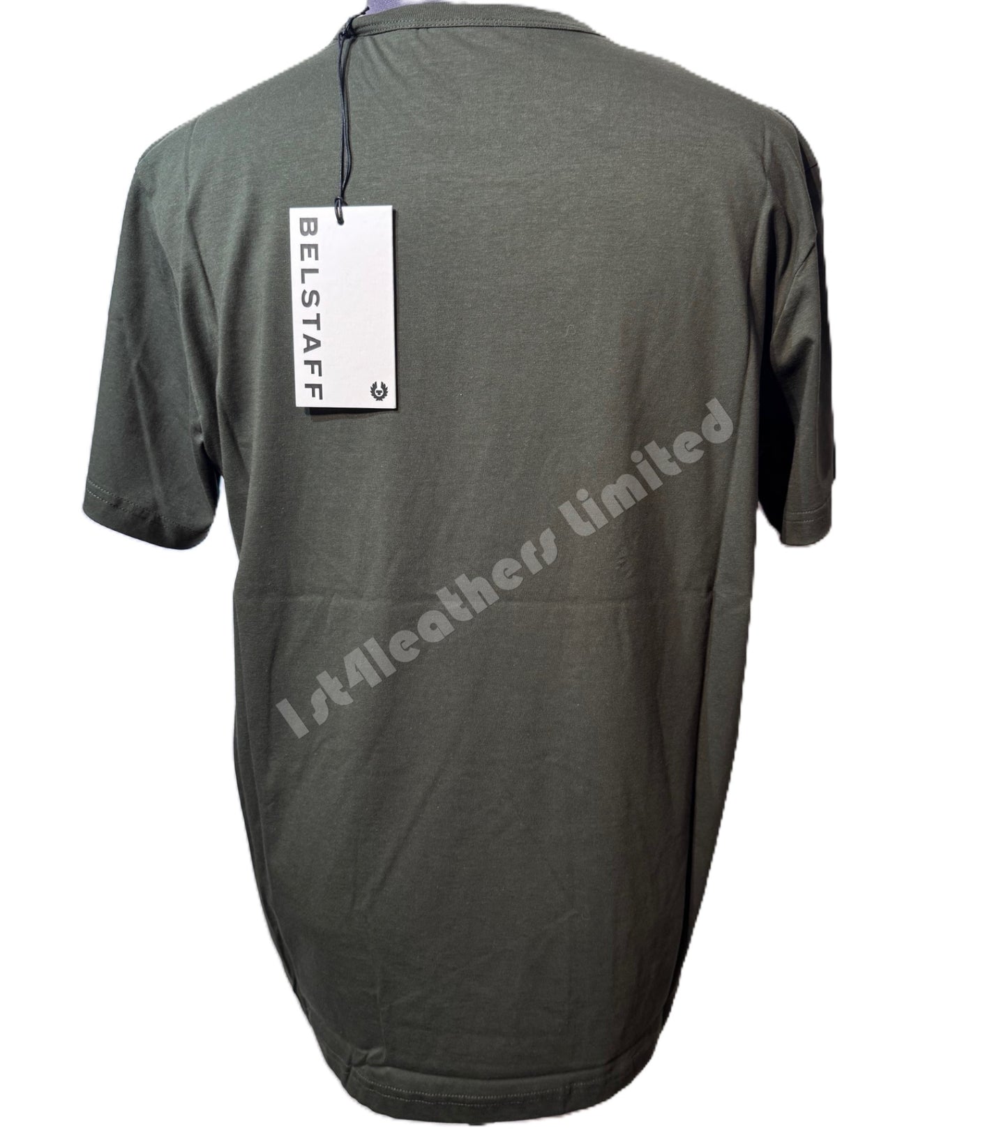 BELSTAFF SIGNATURE COTTON T-SHIRT TILE GREEN RRP £60 BNWT