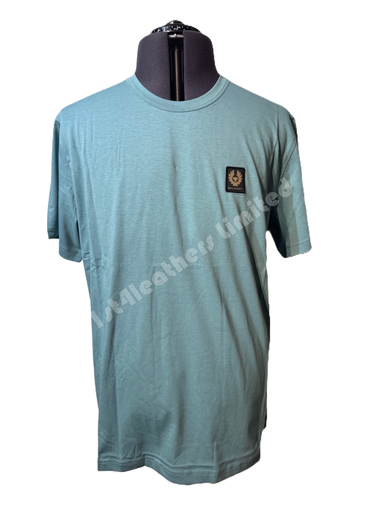 BELSTAFF PHOENIX PATCH SHORT SLEEVE COTTON T-SHIRT OIL BLUE 2XL RRP £60 BNWT