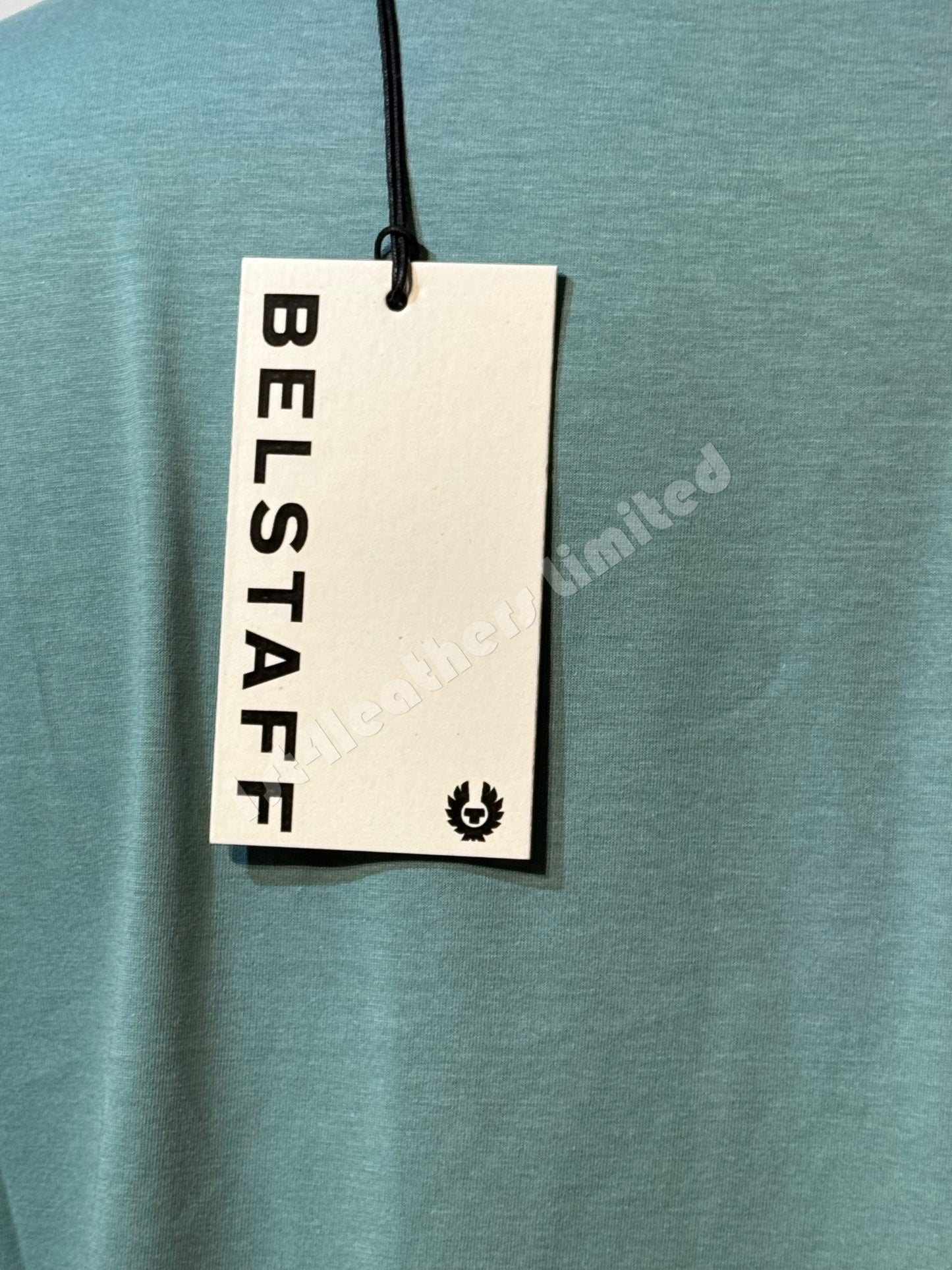 BELSTAFF PHOENIX PATCH SHORT SLEEVE COTTON T-SHIRT OIL BLUE 2XL RRP £60 BNWT