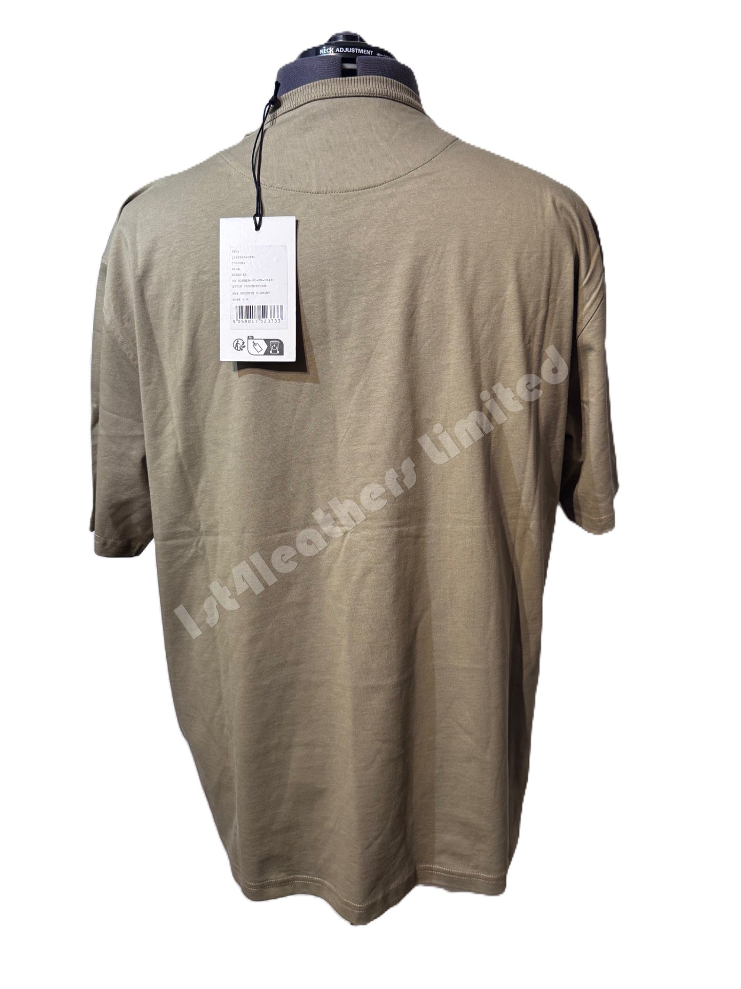 BELSTAFF HEX PHOENIX HEAVYWEIGHT COTTON T-SHIRT ALOE XL RRP £85 BNWT