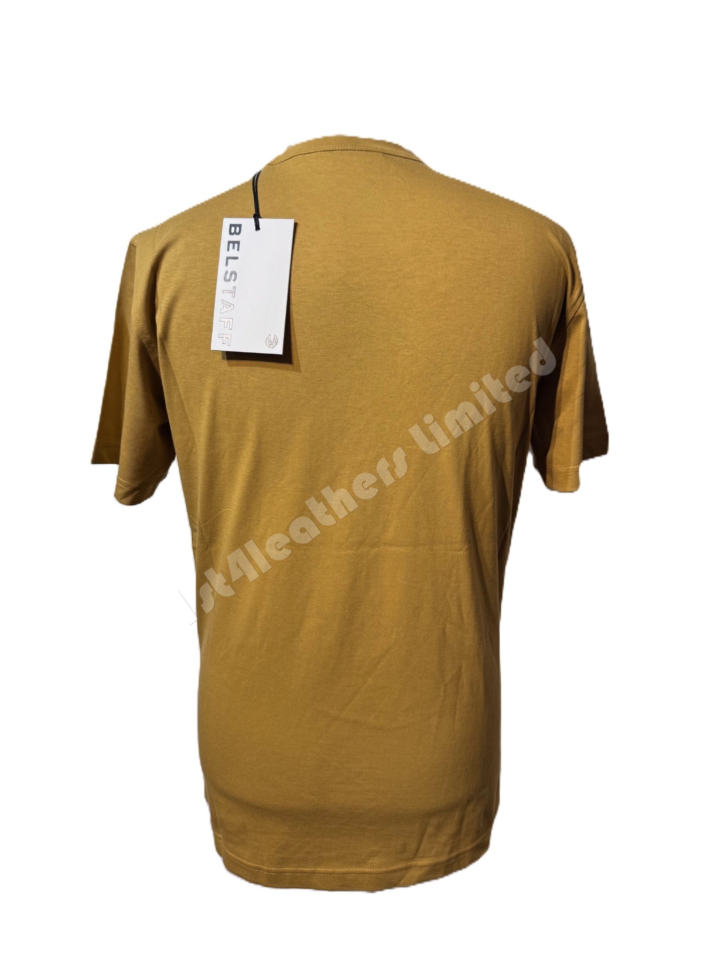 BELSTAFF PHOENIX PATCH COTTON T-SHIRT GLAZE YELLOW SMALL RRP £60 BNWT