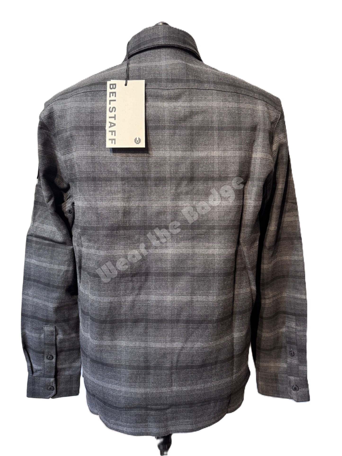 BELSTAFF FALLGATE DARK CHARCOAL PLAID SHIRT RRP £225 BNWT