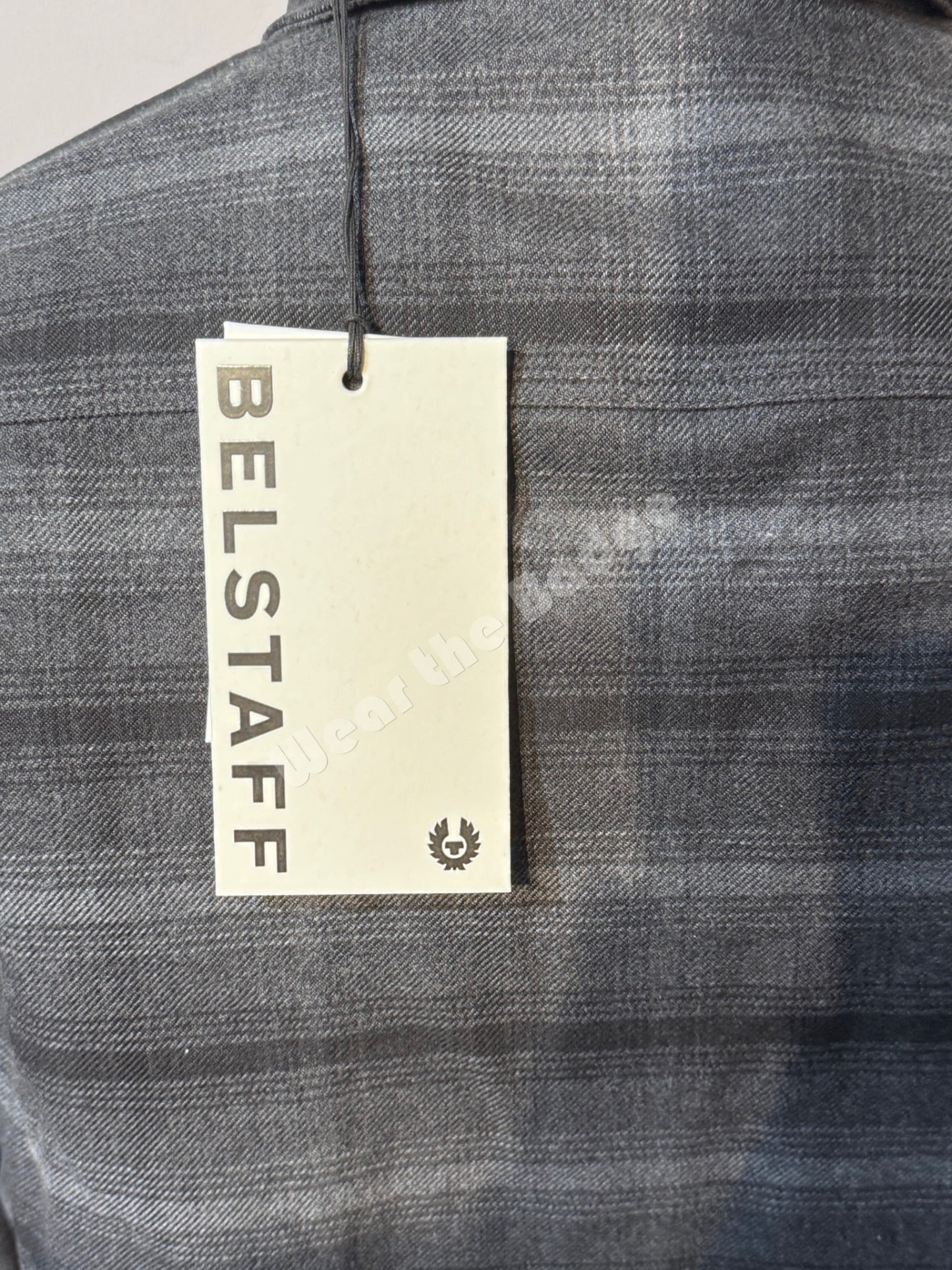 BELSTAFF FALLGATE DARK CHARCOAL PLAID SHIRT RRP £225 BNWT