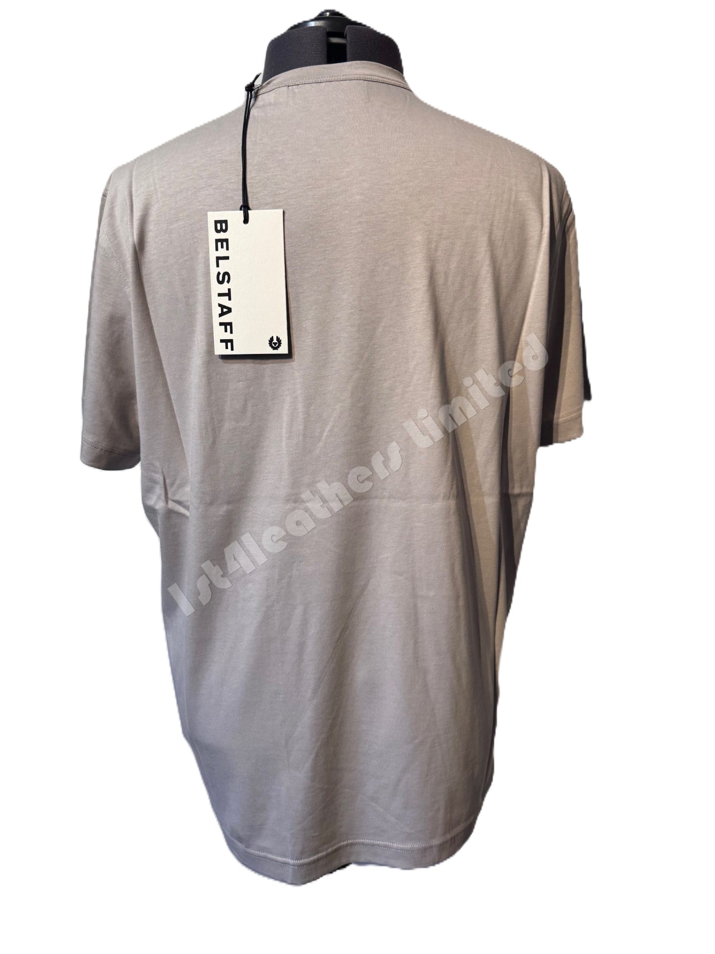 BELSTAFF PHOENIX PATCH SHORT SLEEVE COTTON T-SHIRT CHROME GREY 2XL RRP £60 BNWT
