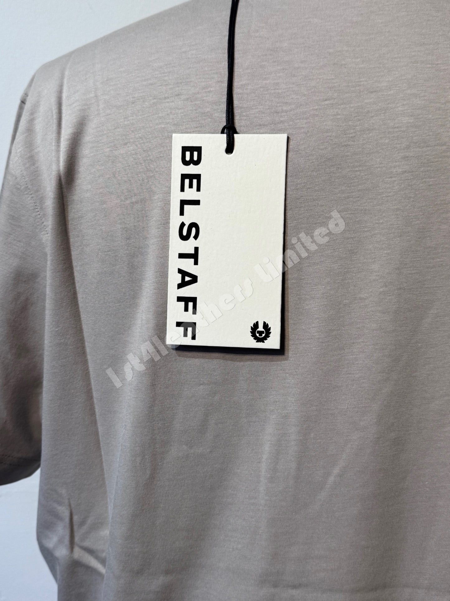 BELSTAFF PHOENIX PATCH SHORT SLEEVE COTTON T-SHIRT CHROME GREY 2XL RRP £60 BNWT