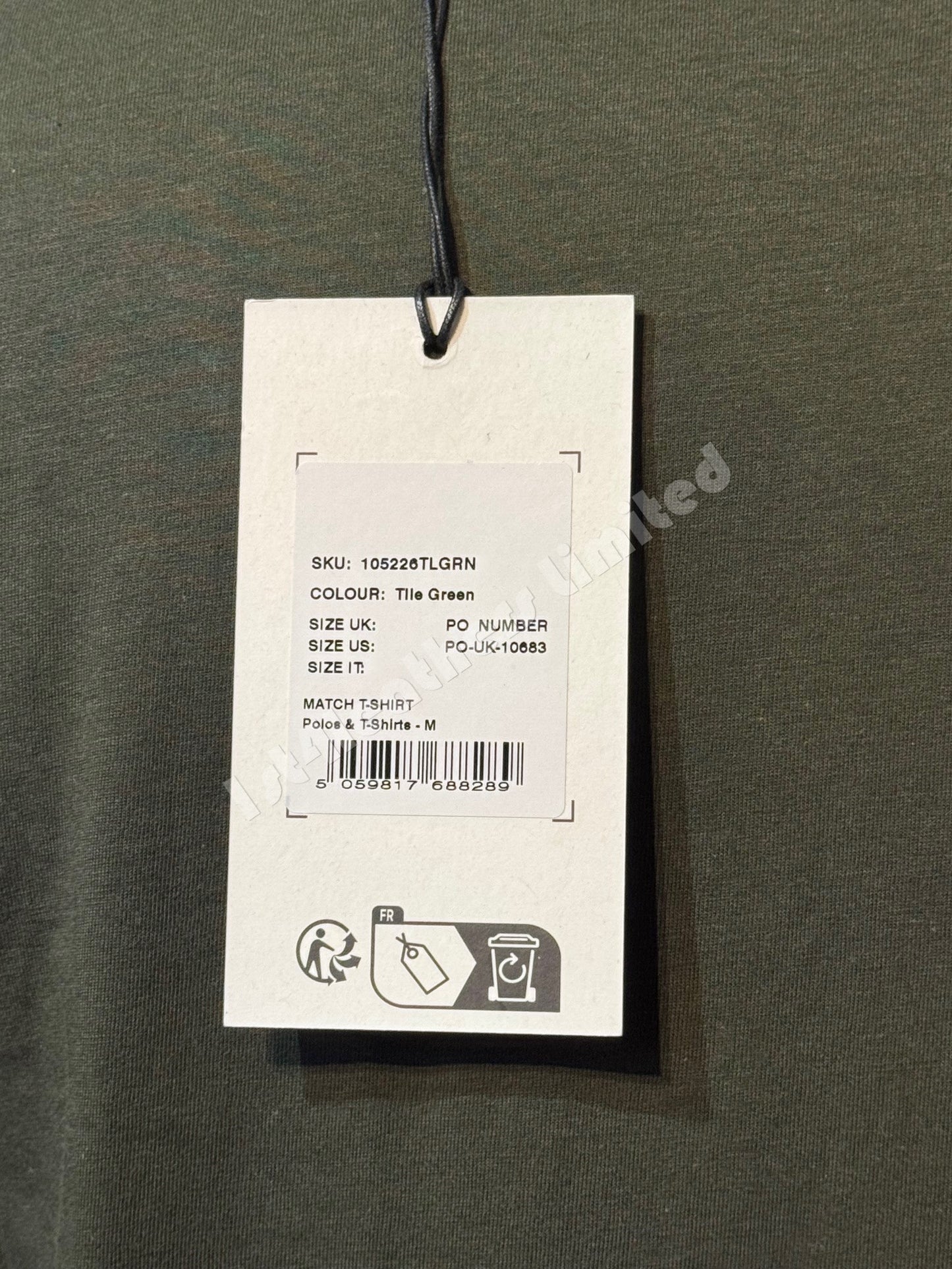 BELSTAFF MATCH GRAPHIC LOGO SHORT SLEEVE COTTON T-SHIRT TILE GREEN RRP £70 BNWT