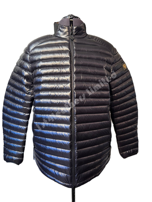 BELSTAFF AIRFRAME LIGHTWEIGHT DOWN PUFFA JACKET BLACK RRP £475 BNWT