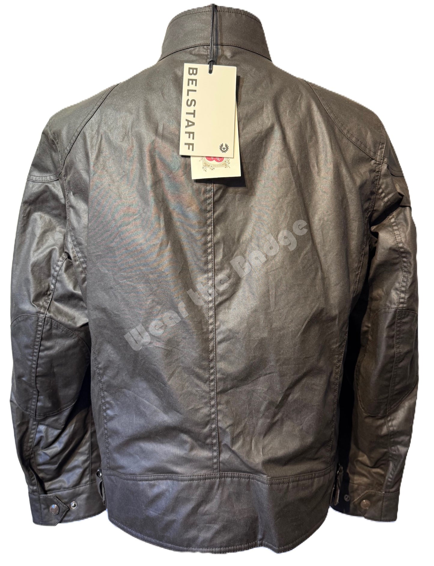 BELSTAFF LEGACY RACEMASTER WAX COTTON BIKER JACKET BURNT OAK UK44 2XL RRP £450