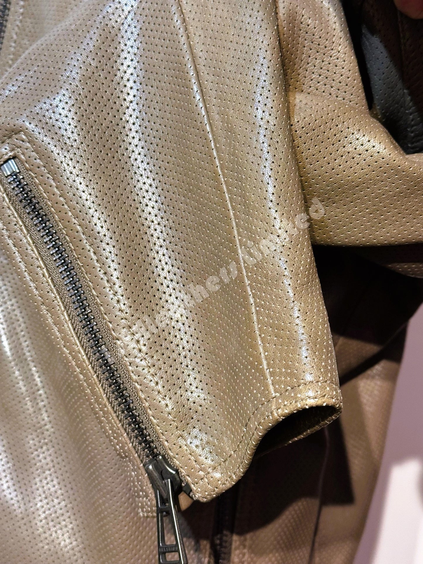 BELSTAFF V RACER AIR PERFORATED LAMB LEATHER JACKET FATIGUE BROWN RRP £895 BNWT