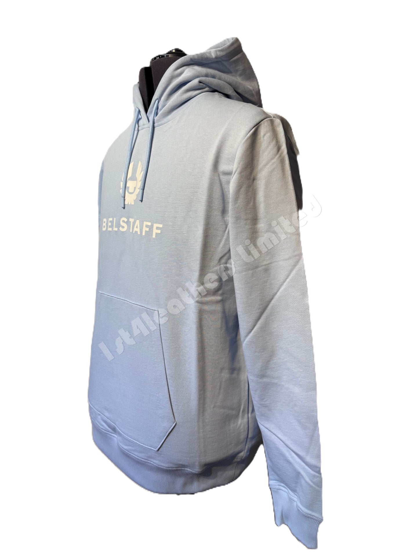BELSTAFF NORTHVIEW HOODIE SWEATSHIRT SKY BLUE RRP £159 BNWT